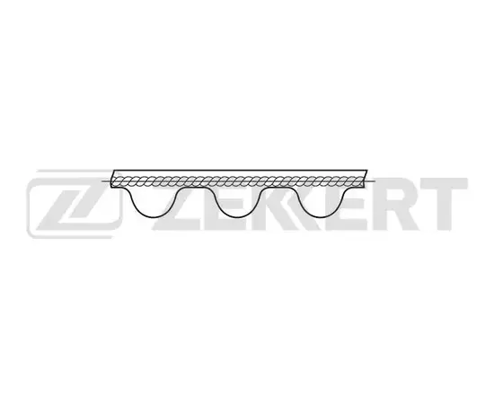 Ремень ГРМ ZEKKERT ZR1007 (107x25,4) / Chevrolet Spark (M200) 05- Daewoo Matiz (M100 M150) 98- Mi