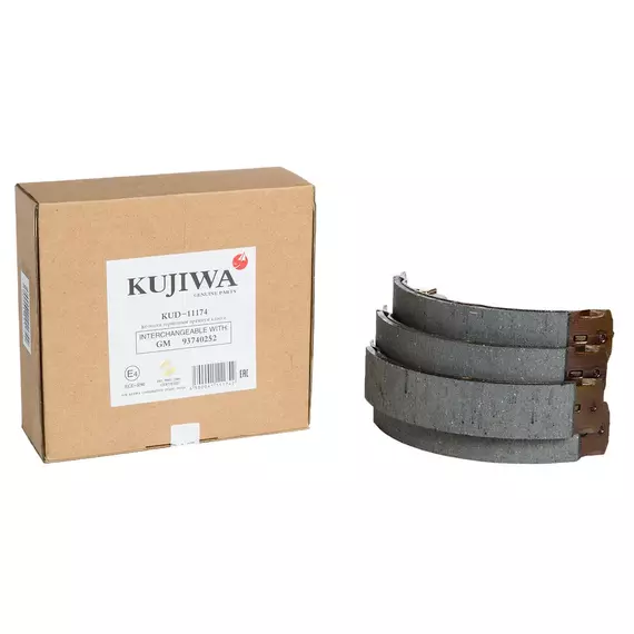 KUJIWA KUD11174 Колодки тормозные на Chevrolet Aveo (T200, T250, T255) / Spark (M300) 10- / Cobalt, Lanos барабанные задние 96473229