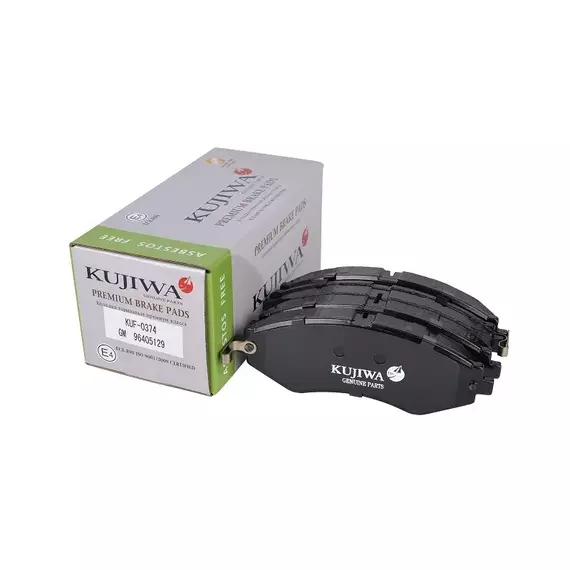 Колодки тормозные для Daewoo Nexia, Lanos / Chevrolet Lacetti, Nubira , Optra Дэу Нексия Шевроле Лачетти Оптра Нубира передние KUF0374 KUJIWA 96405129