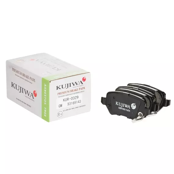 KUJIWA KUR0329 Колодки тормозные Kia Cerato (2.0л), Venga; Opel Astra G/ H, Corsa C, Meriva A/B, Zafira А задние 93169143