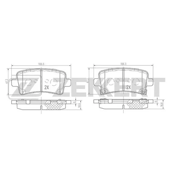 Колодки тормозные задние на OPEL INSIGNIA / Колодки задние на опель инсигния