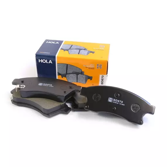 Колодки тормозные передние HOLA BD870 CHEVROLET Aveo (T300) 15", Cruze (13301207) (к-т 4шт)