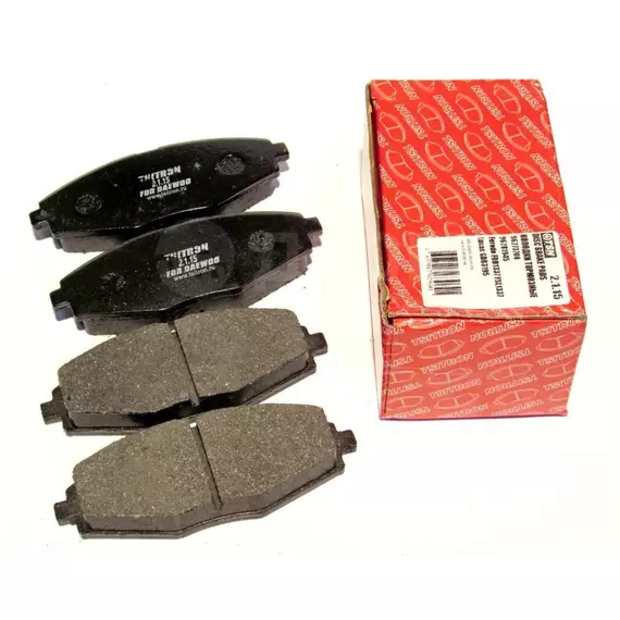Колодки тормозные передние Chevrolet Lanos Daewoo Matiz Nexia 8v до 2008. Шевроле Ланос Дэу Матиз, Нексия 8кл до 2008