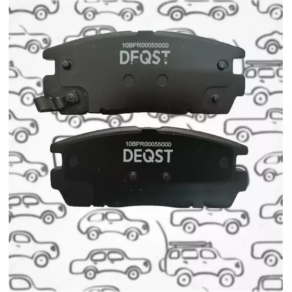 Колодки тормозные Deqst 10BPR00055000 Задние