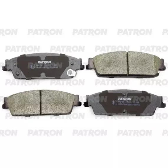 Колодки тормозные дисковые задние для CADILLAC ESCALADE / CHEVROLET TAHOE (GMT900) / Patron PBP061