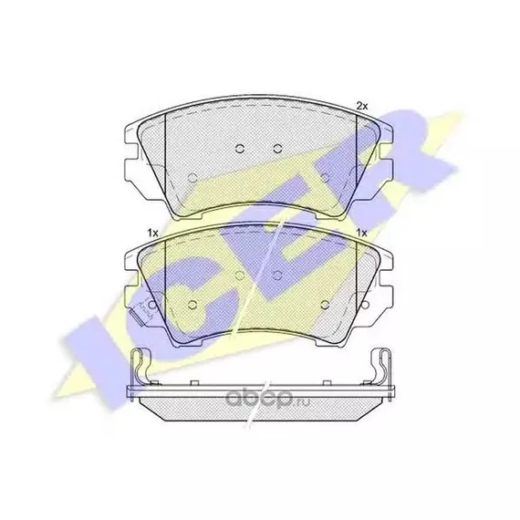 Колодки передние Opel Insignia