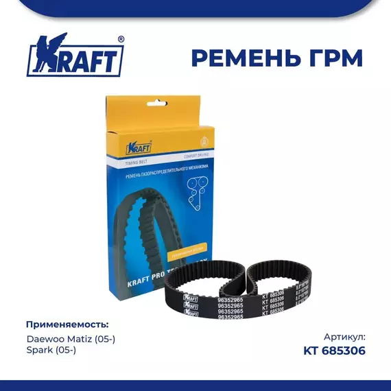 Ремень ГРМ для а/м Daewoo Matiz 0.8 (05-), Spark 0.8 (05-)