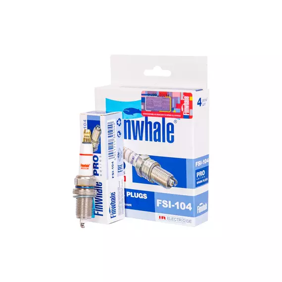 Свеча зажигания иридий FINWHALE IRIDIUM FSI-104 (1 шт.) Chevrolet Aveo, Cruze / Opel Astra G, Astra H, Astra J, Corsa D, Insignia A, Meriva A
