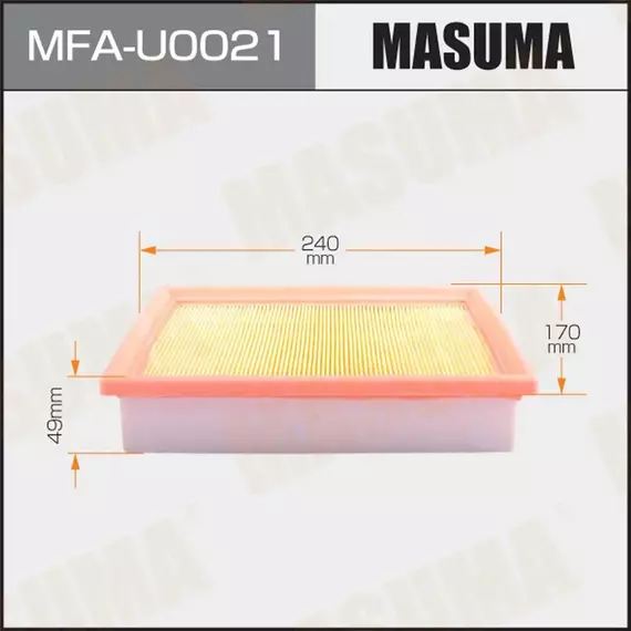 Фильтр воздушный Chevrolet Aveo (T300) 11-, Cobalt 14-; Ravon R4 16- Masuma MFA-U0021