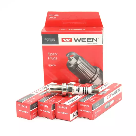 Комплект свечей зажигания Ween Renault/GM/Audi/Opel/Chevrolet/Volkswagen/ Logan,Sandero,Megane,Laguna,Fluence,Symbol,Golf,Passat,Jetta,Polo,Lacetti,Cruze,Astra,Vectra,Corsa,Zafira,Meriva,Xray,Largus