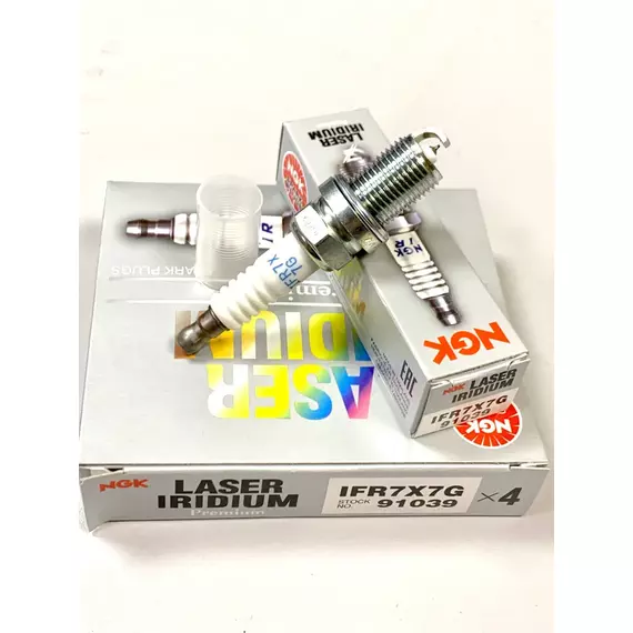 Свеча зажигания иридий, 1 шт. NGK Laser Iridium IFR7X7G (91039) - CHEVROLET Aveo (13-), Cruze (10-). Trax / OPEL Astra J (11-15), Corsa D, Corsa E, Insignia A, Meriva B (10-17), Zafira (11-), Mokka (13-) - двигатель 1.4L