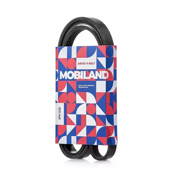 Ремень 5PK1230 (EPDM) для а/м OPEL ASTRA H (A04), ASTRA G седан (T98), CORSA D (S07), MERIVA A вэн (X03) - MOBILAND арт. 501251230