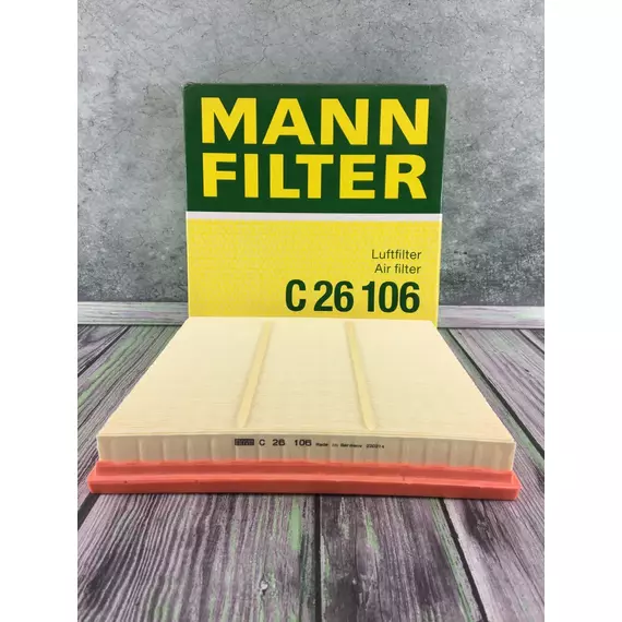 Фильтр воздушный оригинальный MANN-FILTER C26106 (Chevrolet, Opel, VAUXHALL) Германия