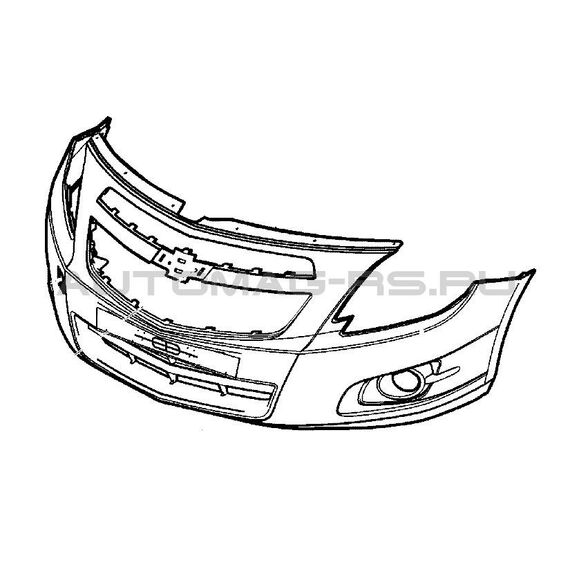 Бампер передний Шевроле Кобальт, Chevrolet Cobalt (оригинал)
