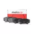 Колодки тормозные METACO 3000-096 Передние